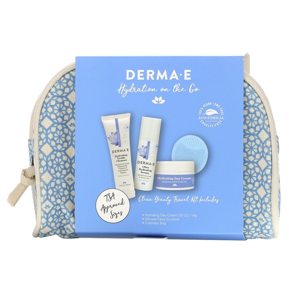 Derma E Hydration on the Go Clean Beauty Travel Kit